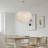 1 - Light White Single Pendant-190331891