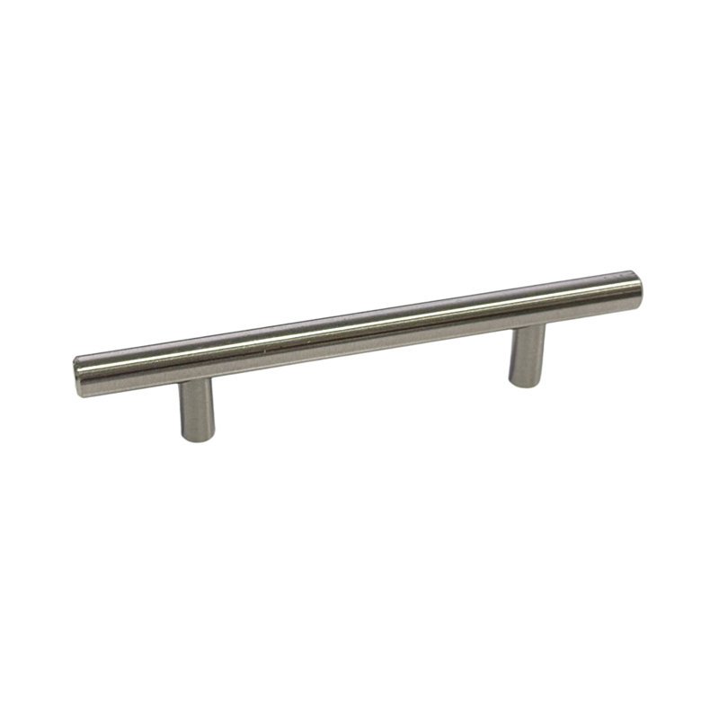 Poignée barre en T, Nickel brossé, 3 13/16"