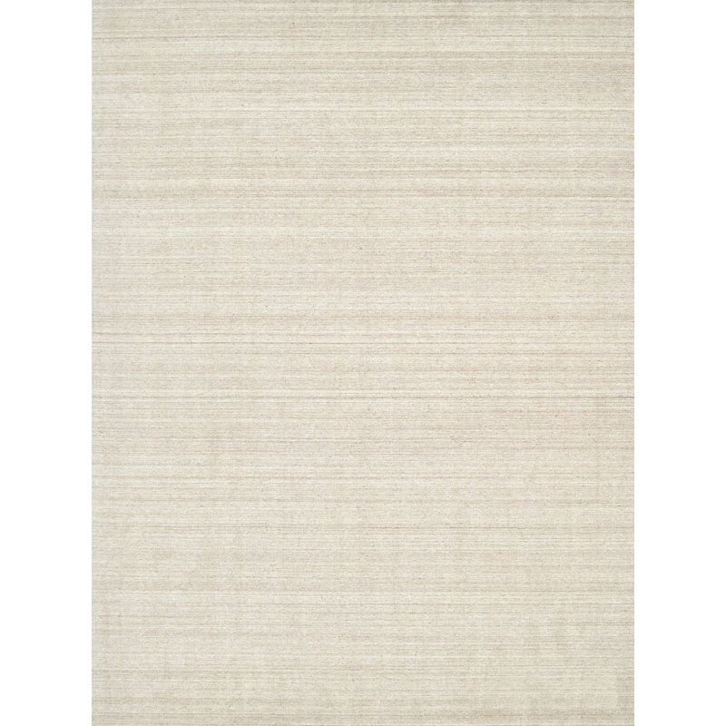 Namaskar Hand Loomed Area Rug in Beige, Rectangle 12' x 15'