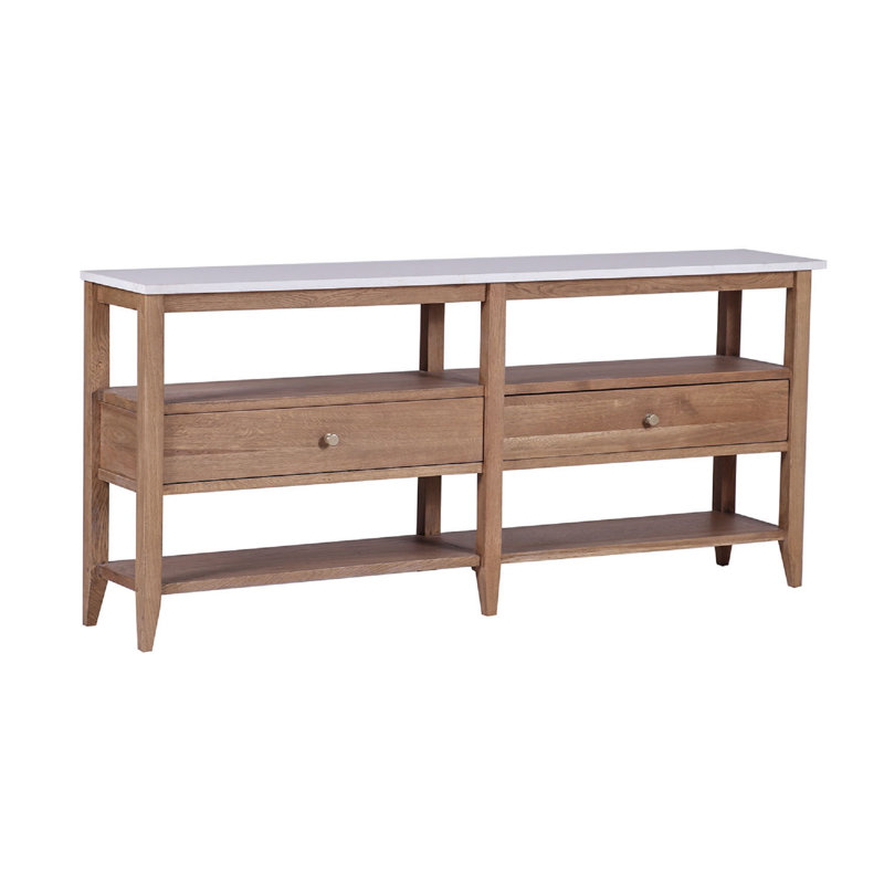 Leighton 72'' Stone Top Console Table
