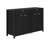 Modern Wave-Pattern Sideboard Cabinet with 2 Drawers, 4 Doors, Adjustable Shelves & Aluminum Handles for Entryway, Living Room-118439675