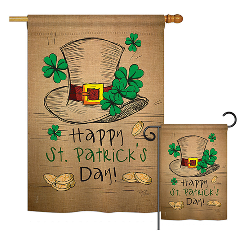 Ensemble de drapeaux en polyester 40 x 28 po Eugenia