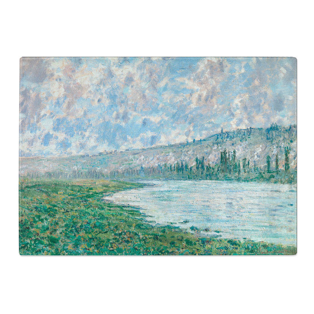 The Seine at Vetheuil by Claude Monet Chopping Board