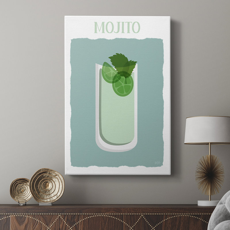 Mojito - galerie Cavas sur mesure, H 18 po x l 12 po