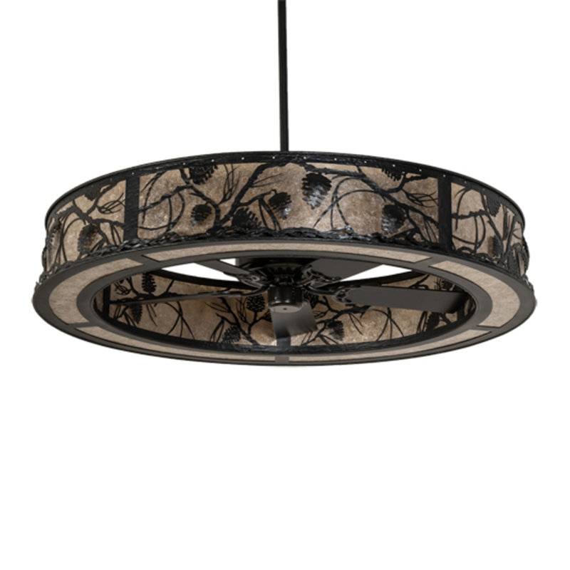 Whispering Pines Downrod Ceiling Fan