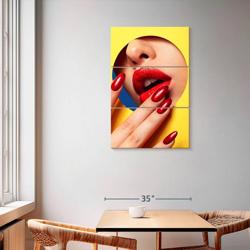 Sexy Nails, 57" H x 36" W
