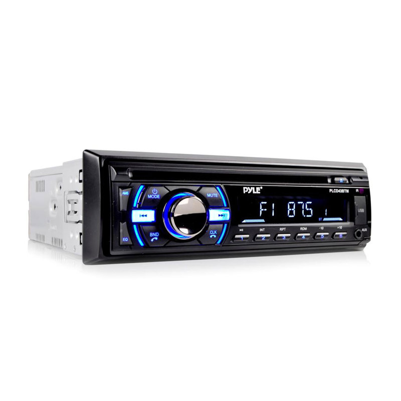 Récepteur stéréo Bluetooth Pyle Marine et lecteur CD avec télécommande, noir (paquet de 4)