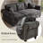 86" Rolled Arm Chenille Upholstered Sofa With Nailhead Trim & Solid Wood Legs, 3-seater Couch-758177488