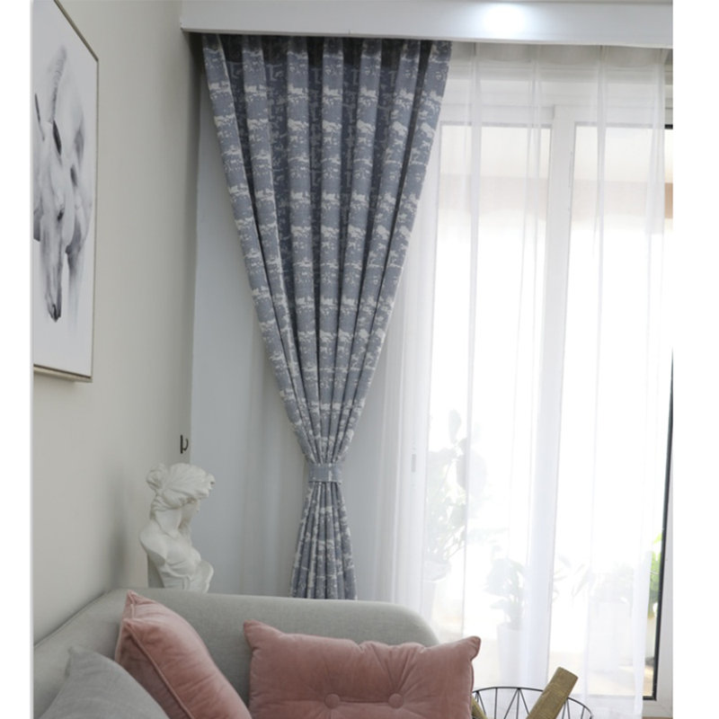 Rideau de rideau pour salon 1 rideau, L 118 po x L 106 po