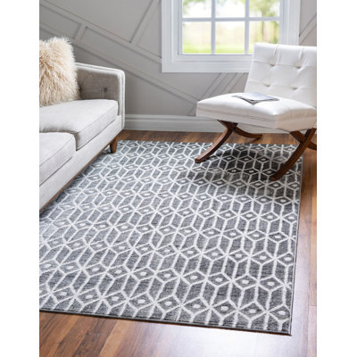 Tapis clidy contemporain couleur ardoise