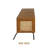  NTC Mossic TV Media Cabinet, Entertainment Center with Natural Rattan, Metal Legs, Modern Storage Console for Living Room and Bedroom, Effortless Assembly-1311648043-1339120932