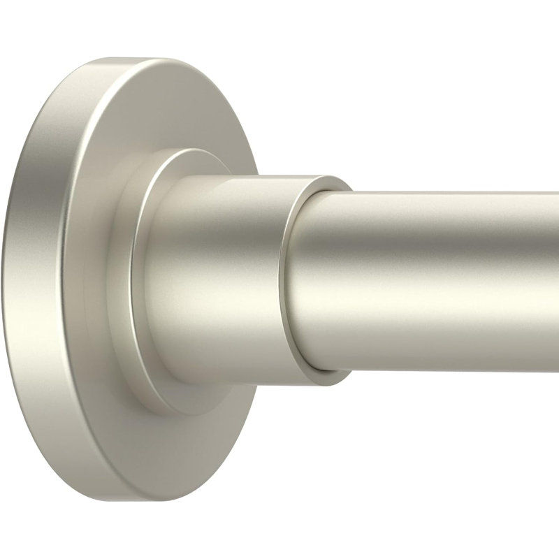 Brushed Nickel Stainless Steel Tension Shower Curtain Rod