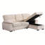 Canapé-lit modulaire en velours réversible 97,5 po
