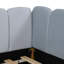 Lit de plancher en velours-129681134