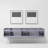 Geneva 84" Wall-Mounted Double Bathroom Vanity Set with Mirror-515009999-461471886