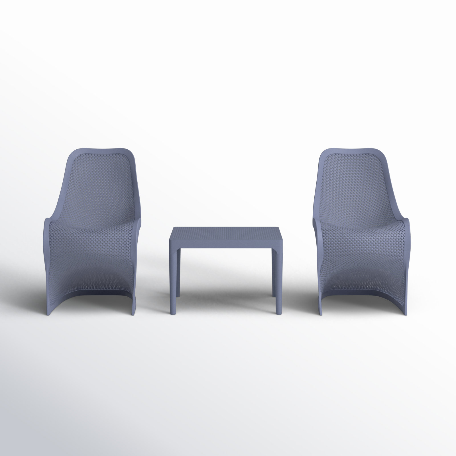 Nassau 2-Person Patio Seating Group, Gray