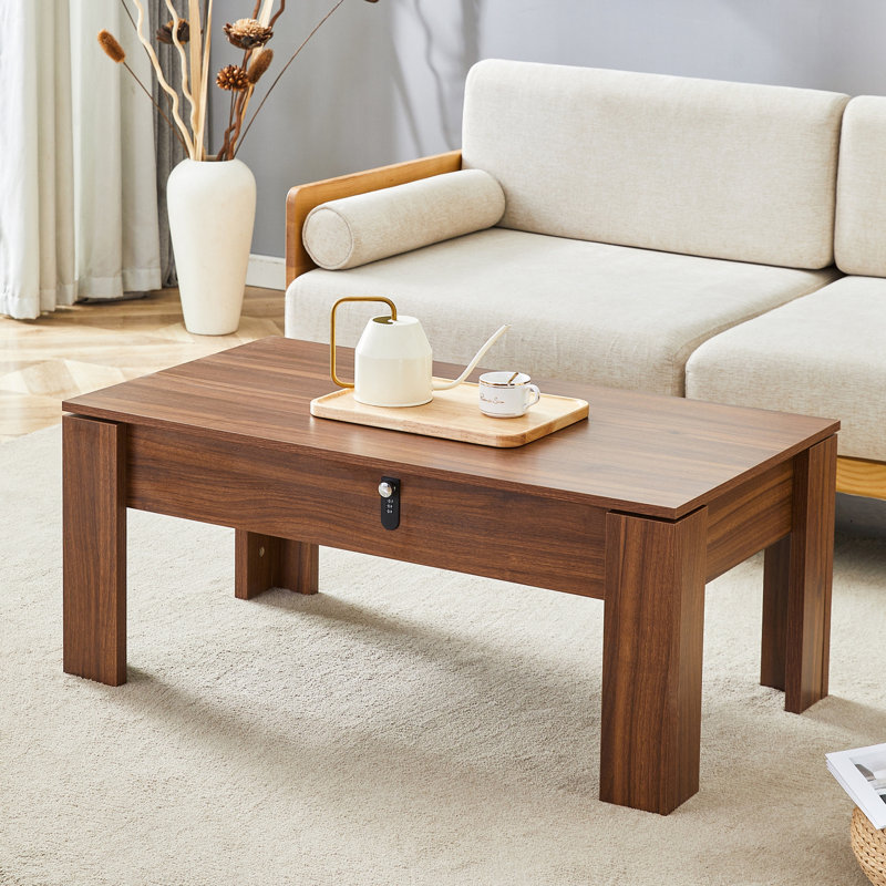 Table basse avec verrouillage par mot de passe