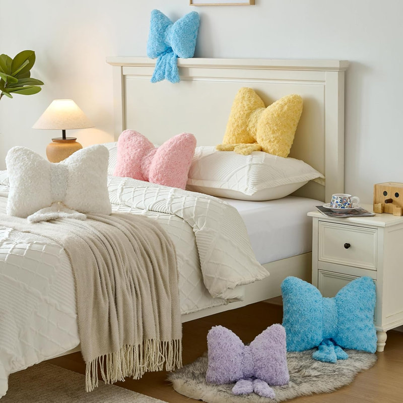Coussin de proue, Coussins décoratifs avec peluche douce
