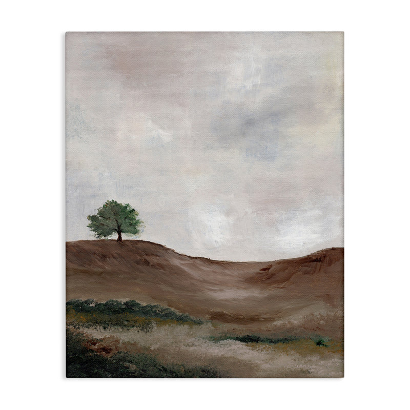  «Curving Desert Hill», art mural sur toile par Nikita Jariwala, H 40 po x l 30 po