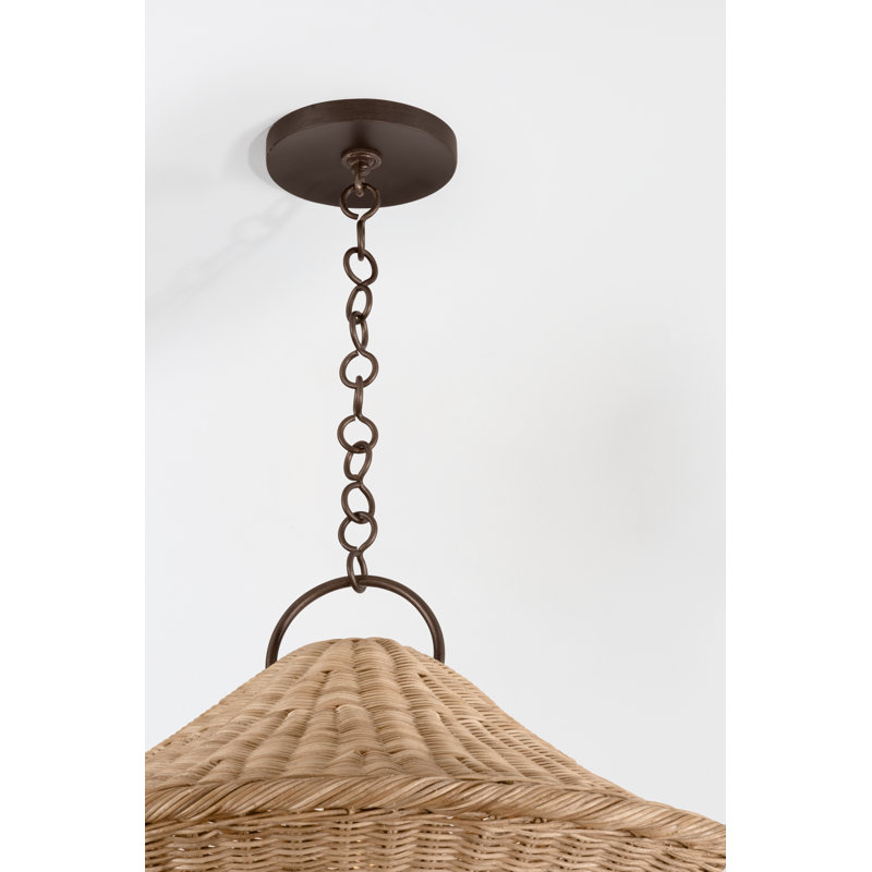 Baychester 1 Light Pendant, 15" H x 32" W x 32" D