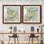 Aviaire jardin I - ensemble de 2 peintures-859830161-859830166