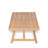 Patio Acacia Wood Rectangle Coffee Table, Durable and Stylish Teak Finish for Outdoor Use