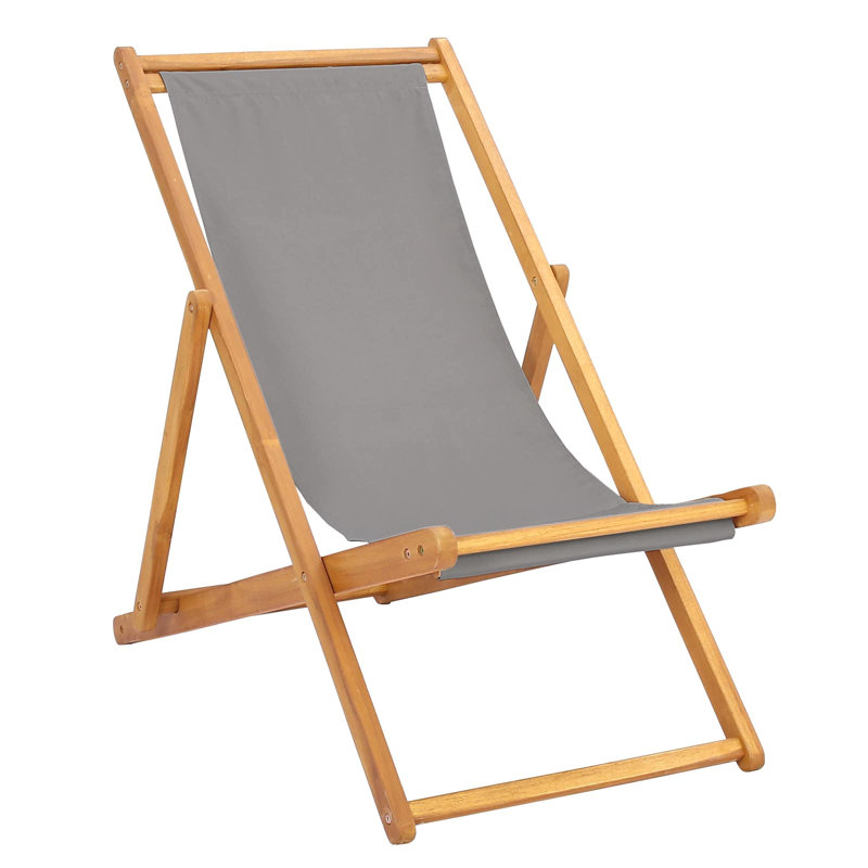 Beach Chair, Light Grey