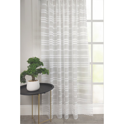 Raimes Lace Semi Sheer Curtain Panel