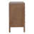 Vlad Scallop 3 Drawer Dresser, Medium Brown