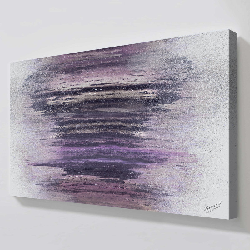 Bois mauves - reproduction d'art sur toile tendue, H 18 po x l 30 po x P 1 po