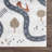 Aaliyan Machine Woven Polyester Area Rug in Beige/Blue-272275222