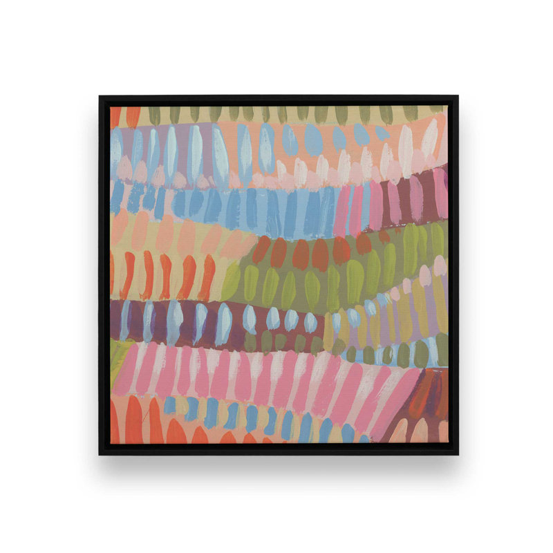 Impression sur toile, "Vers l'avant" par June Erica Vess, H 20 po x l 20 po, Noir