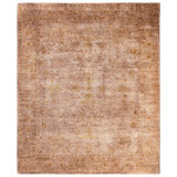 Overdyed One-of-a-Kind 8' 2" X 9' 10" Hand Knotted Area Rug