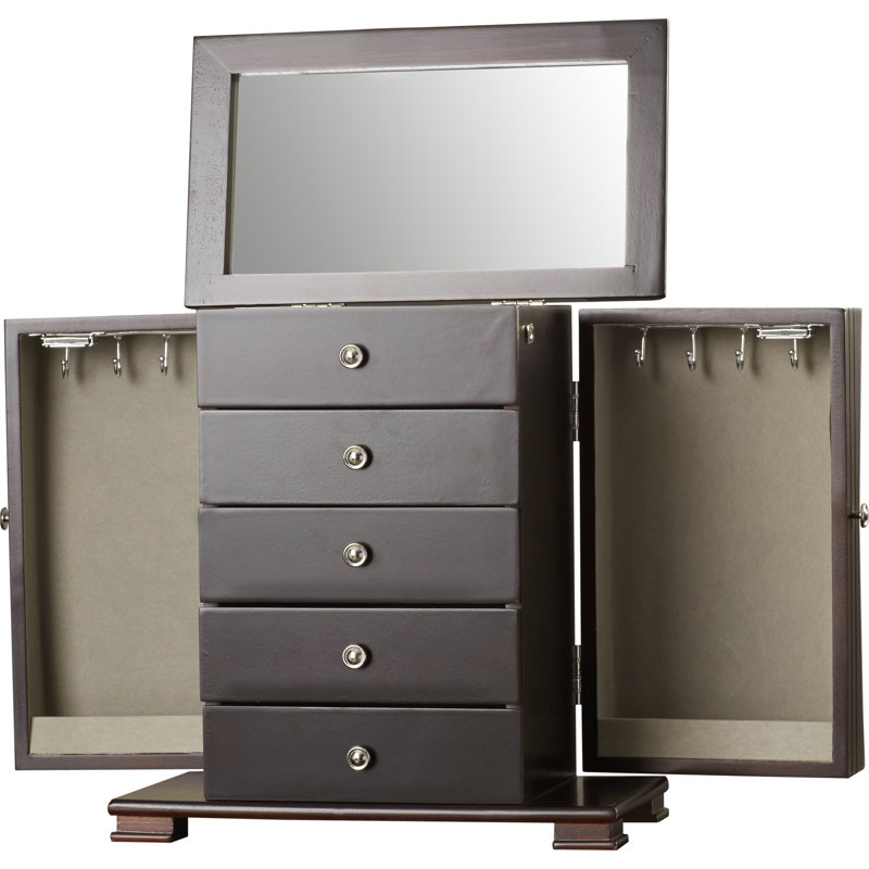 Wood Jewelry Box +, Espresso