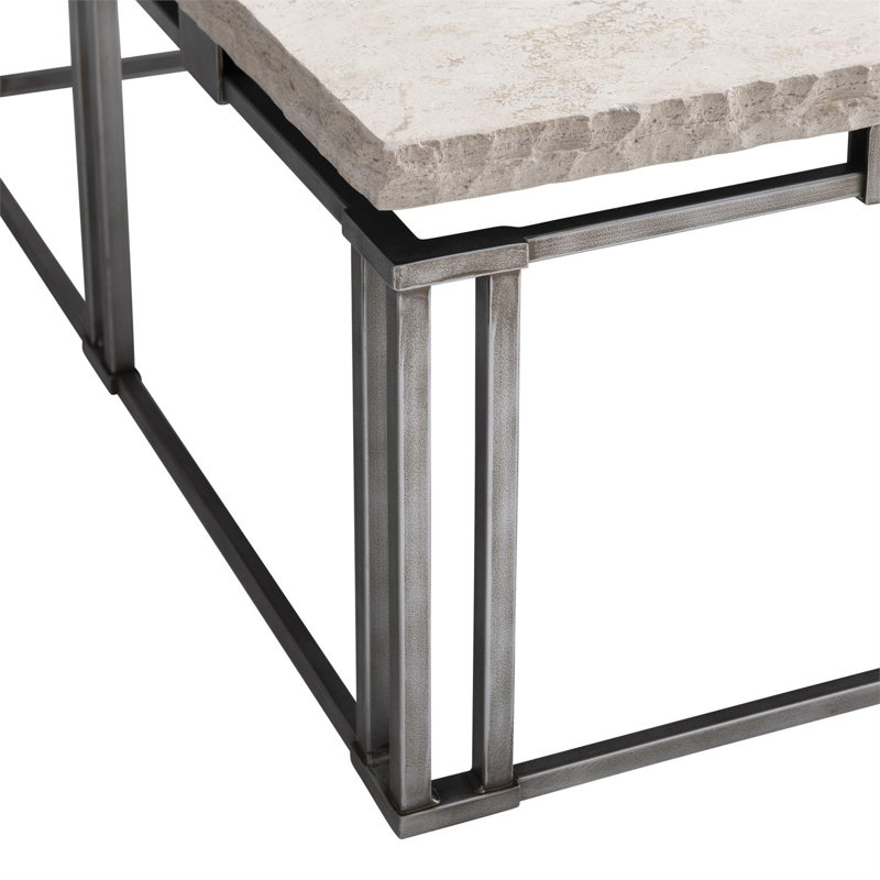 Riverton Frame Coffee Table, 17" H x 40" L x 40" D