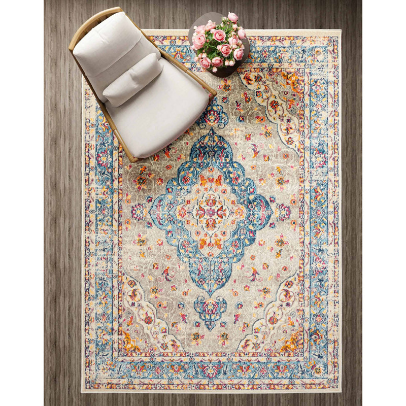 Daria Grey Rug 8'0" x 10'0", Rectangle 8' x 10'
