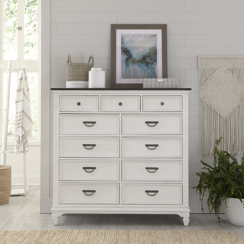 Bethy Solid Wood 54'' W 11 - Drawer Dresser