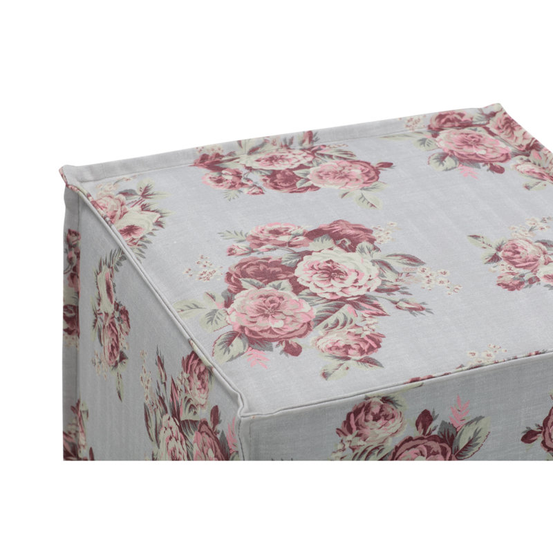 Repose-pieds Elegance Annaleigh, Manoir 100% lin floral