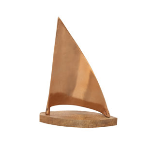 sailboat tea light candle holder