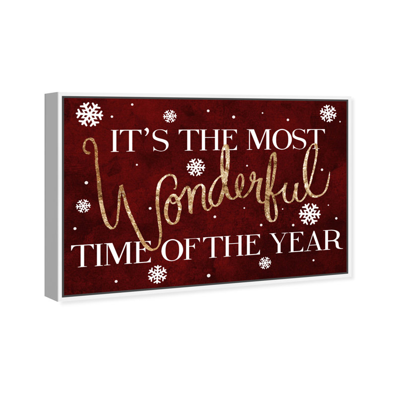 «Wonderful Time» - Impression sur toile, H 36 po x l 54 po, Toile avec cadre blanc