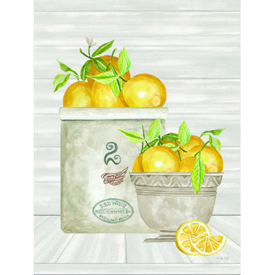 " Lemon Crock And Bowl "