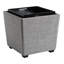 Repose-pieds carré avec rangement 16,25 po de largeur adker-650409970