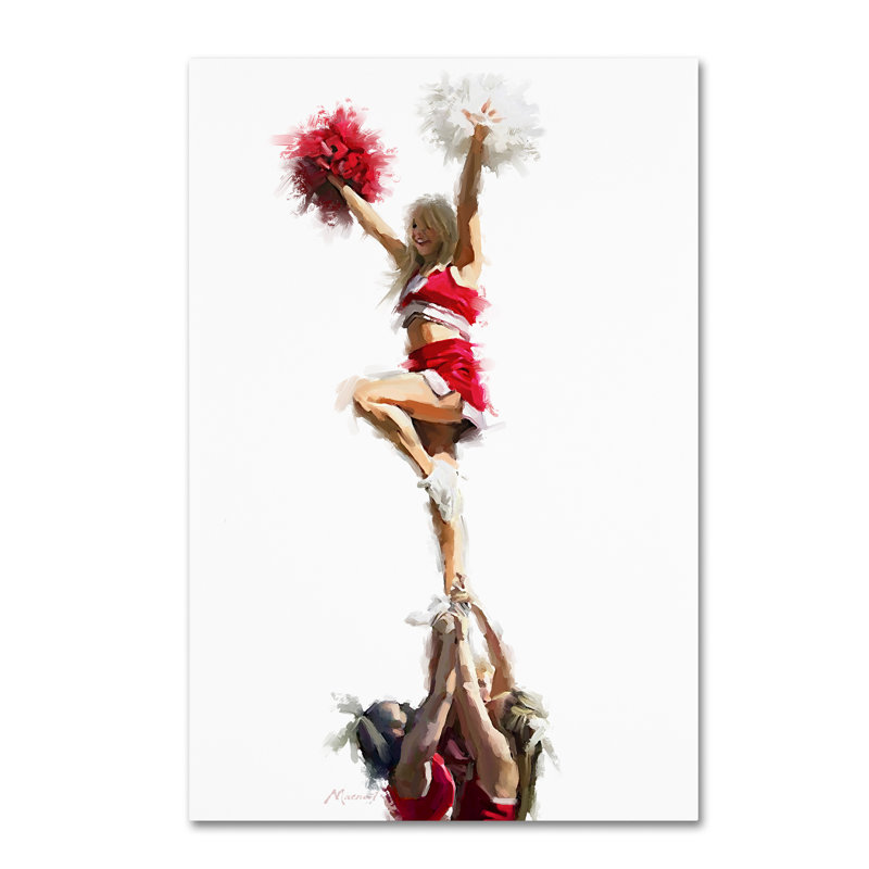 Armand «Cheerleaders», reproduction sur toile, H 24 po x l 16 po x P 2 po