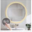 Miroir de salle de bain 32 po à DEL avec lumières réglables, anti-buée et à intensité variable pour un décor moderne