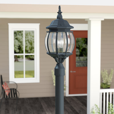 Aquilar Stained Glass Lantern Head Post Lantern