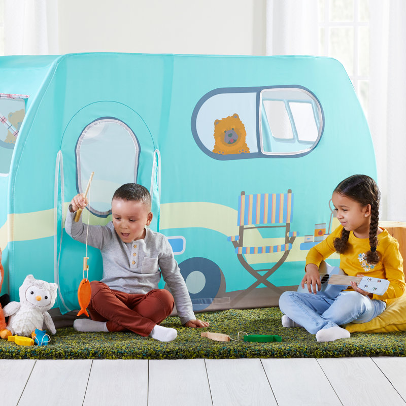 Martha Stewart Kids' Blue Camper Play Tent with Awning