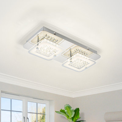 Pronty LED Flush Mount Ceiling Light Fixtures Ceiling Mount Bedroom Ceiling Lights for Hallway