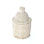 Small White Lidded Tower Basket