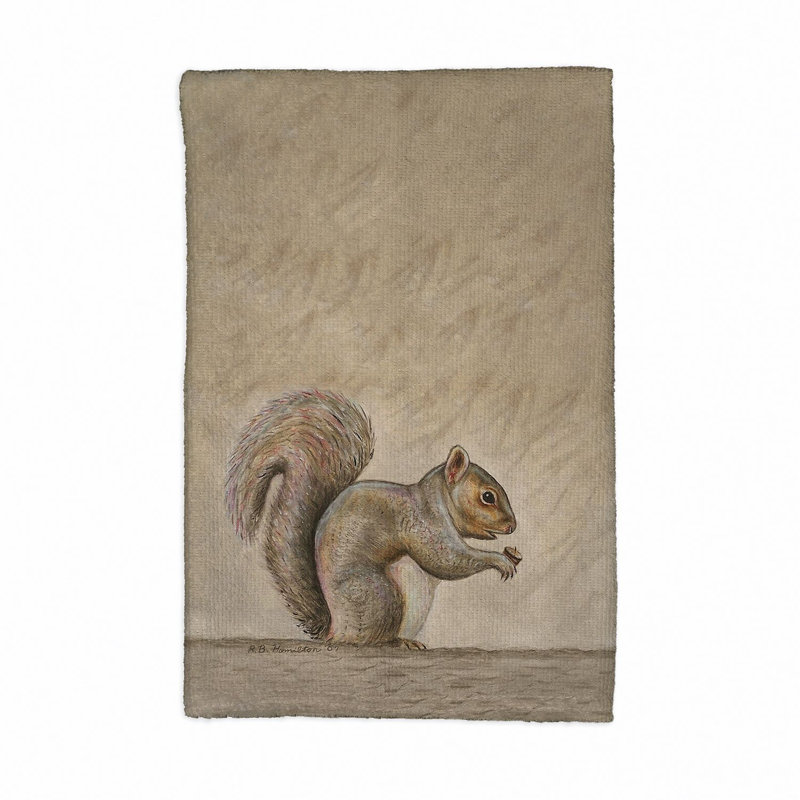 Serviette de thé écureuil