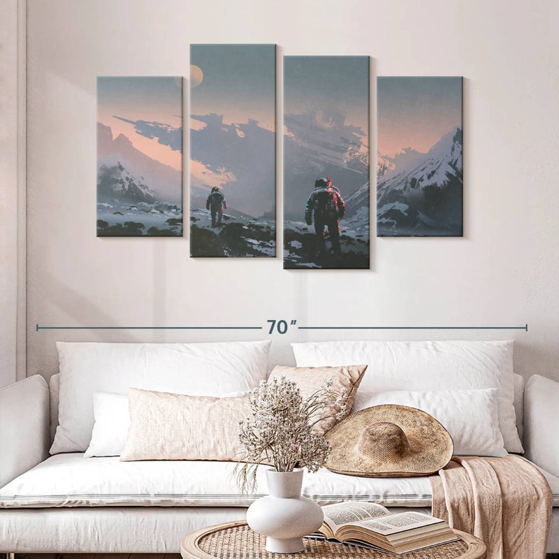 Oberle Astronauts, 32" H x 52" W